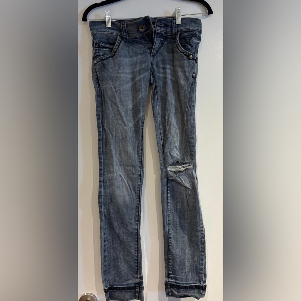 Miss Sixty Women's Distressed Blue Jeans